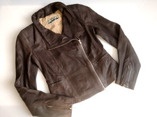 Damen Leder Jacke Lederjacke