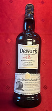 Dewar´s - TRUE SCOTICH, Aged 12 Years, leere Whisky-Flasche - für Sammler