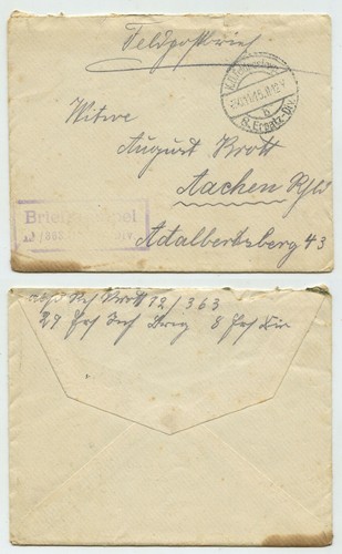 95119 feldpostbrief - -,