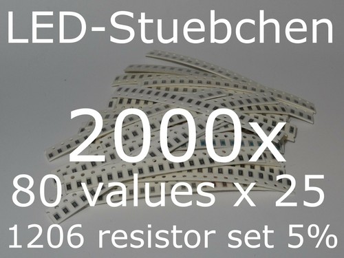 Smd widerstandssortiment 1206 - widerstandssortiment,