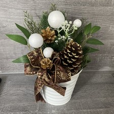 Weihnachtsgesteck Tischdeko Weihnachtsdeko adventsdeko  Adventsgesteck Handmade