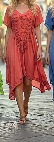 Boho kleid aus 100 - kleid,