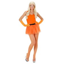 Minirock Tüllrock orange