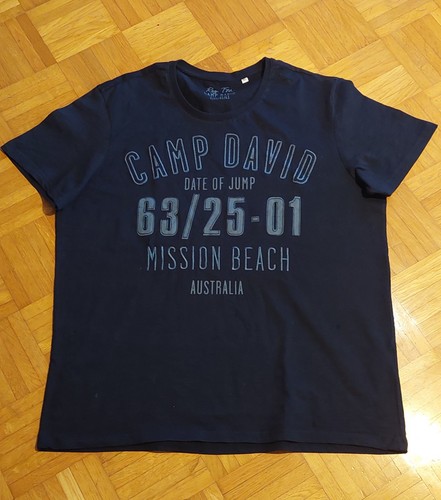 Camp david shirt - t-shirt, dunkelblau