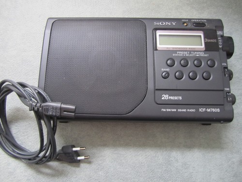 Sony band radio icf - sony, 3-band