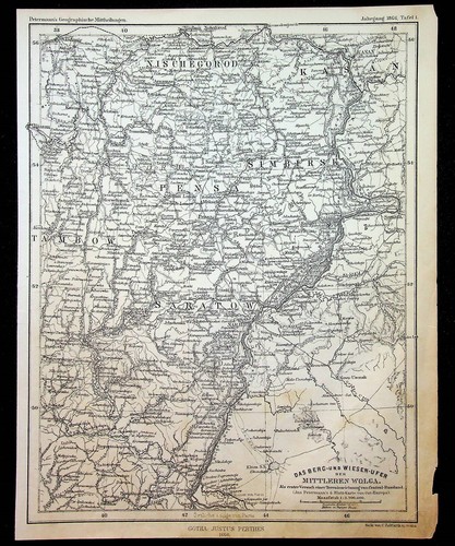 1875 banks volga river russia - banks,