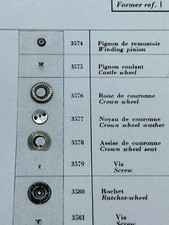 ROLEX CROWN WHEEL KRONRAD BUBBLEBACK OYSTER PERPETUAL 630 A630 PART TEIL REPAIR