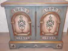 VOGLAUER KOMMODE ANNO 1700 ALTBLAU HANDBEMALT NEUZUSTAND