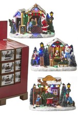Luville Dekolandschaft Marktstand beleuchtet (E1045444) Weihnachtsdeko