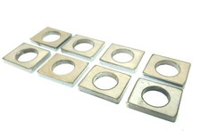 8x SITZ LAGERPLÄTTCHEN aus