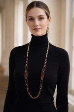 Halskette nickelfrei rot