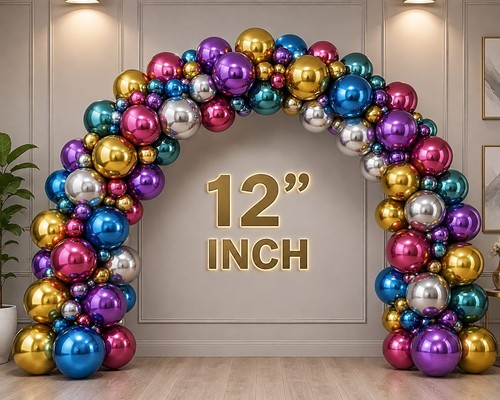 Chrom luftballons - 10-50,