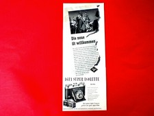 Werbung aus Zeitschrift QUICK 1954 Kamera AGFA  SUPER ISOLETTE