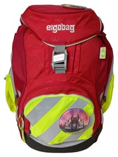 ERGOBAG Schulranzen Rot Kinder Schloss Motiv Reflektoren Ranzen
