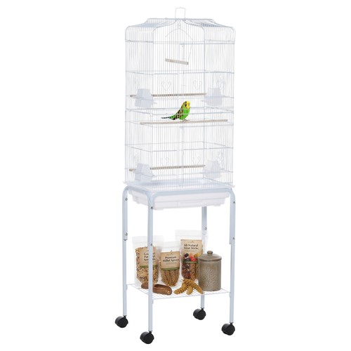 Pawhut vogelkäfig für - vogelkäfig,