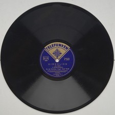 10" SCHELLACKPLATTE ♫ ♫ TELEFUNKEN A2637 ♫ ♫ HINDULIED & LIEBESTRAUM NR.3 AS-DUR