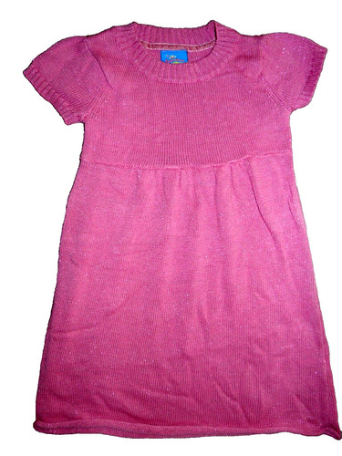 Mädchen strick kleid - mädchen, strick-kleid