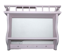 Nachhaltig❤️Vintage Regal Küchenregal Rosa Landhausstil Schabby Chic Wandregal