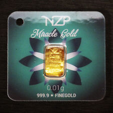 GOLDBARREN 0,01 Gramm NZP / Gold Barren Münze / 0,03g 0,05g 0,1g/ 999,9 Feingold