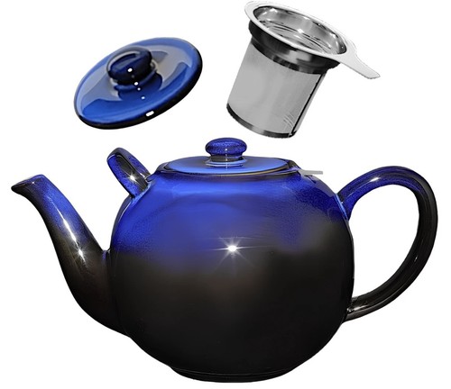 Elegante keramik teekanne - elegante, keramik-teekanne