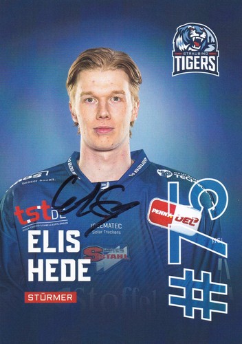 Autogrammkarte elis hede - autogrammkarte,