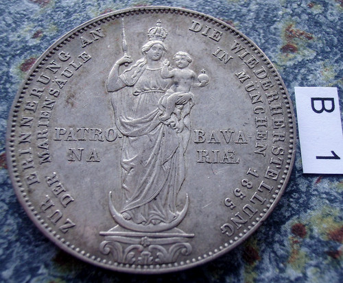 Bayern doppelgulden 1855 - doppelgulden,
