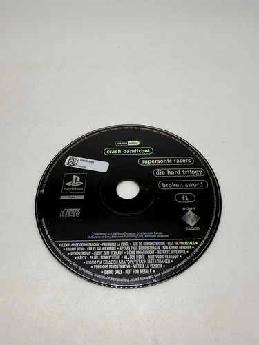 Demo disc crash bandicoot - crash,
