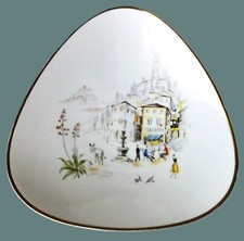 HUTSCHENREUTHER SELB  Schale Diadem Italien Sicilia  1950er Guter Zustand