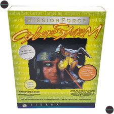 MissionForce Cyberstorm  IBM PC CD Spiel Big Box CIB Sierra 1996 Vintage 90s