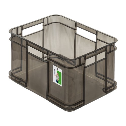 Pvc lagerbox kristallgrau - pvc,