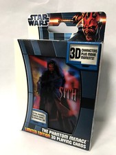 Star Wars Cartamundi Phantom Menace 3D Spielkarten LIMITED EDITION # H285