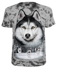 T-Shirt Husky Schlittenhund