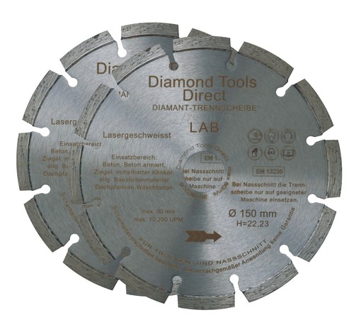 Diamant trennscheibe - 2x,