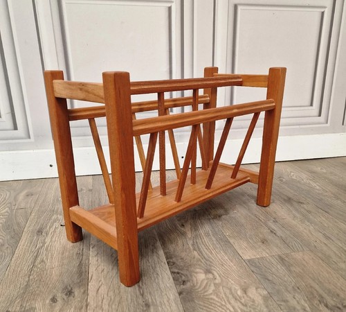 Vintage teak zeitungsständer - teak,