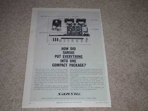 Sansui 707 empfänger ad - empfänger,