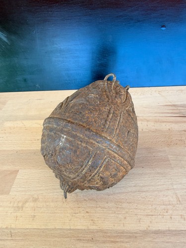 Antikes uhrengewicht gusseisen - uhrengewicht,