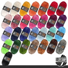 Lana Grossa 50 g The Look fine Chenillegarn fein Wolle Stricken Häkeln 29 Farben