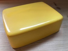 Dibbern Solid Color Butterdose Sonnengelb nur das Oberteil (= nur der Deckel)