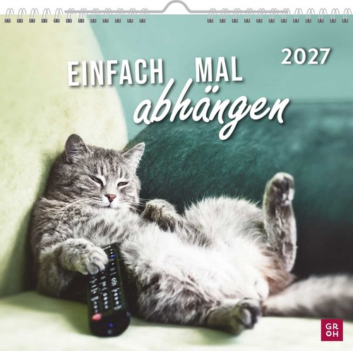 Wandkalender 2027 einfach mal - 2027:,