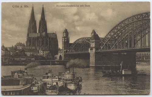 5000 hohenzollernbrücke - ak,