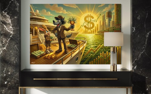 Pogodi leinwand bild - nu,