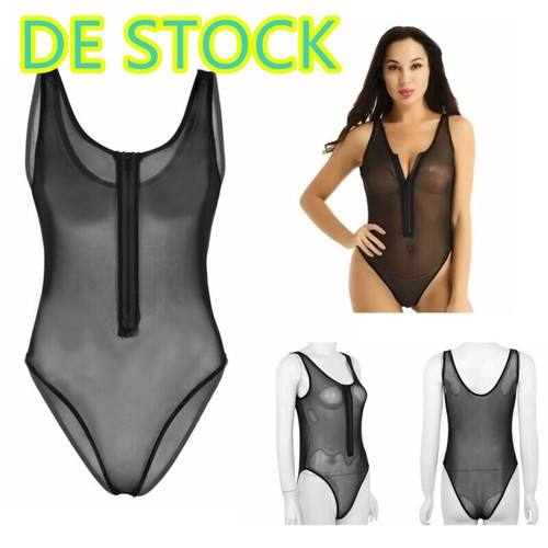 Damen transparent body mesh - transparent,