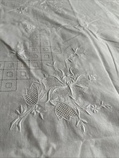 Antik Tischdecke Handarbeit