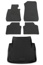 Fußmatten Kofferraumwanne für 3er BMW E90 Limo 2005-2011 Set Automatten Auslage