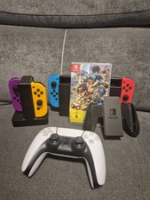 Nintendo Switch Konsolenpaket mit Mario Strikers Battle Schwarz/Blau/Rot