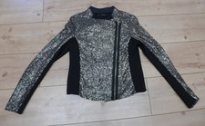 Oui Damen Jacke Glitzer Pailetten  36  Elegant Party Damenjacke Blouson