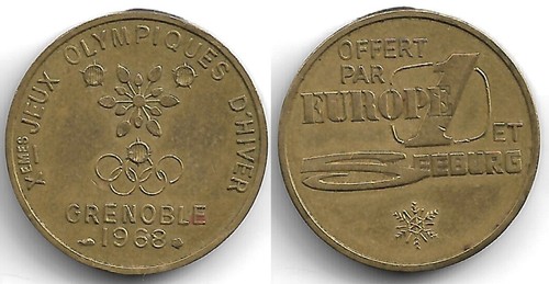 Mini medaille grenoble - grenoble, x