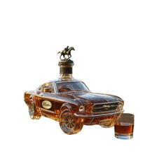 Auto Whisky Flasche Rotwein