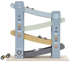 Holzauto Rennbahn Spielzeug 4