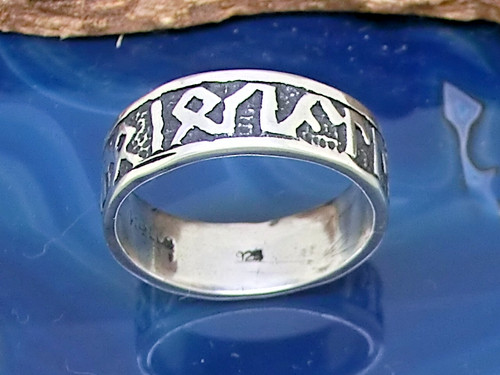 Runen ring 925 sterling - ring,